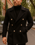 Stoneburry | Dwurzędowy płaszcz zimowy średniej długości 1