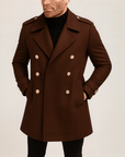 Stoneburry | Dwurzędowy płaszcz zimowy średniej długości 5