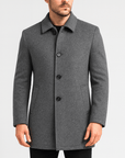 Stoneburry | Elegancki płaszcz z mieszanki wełny 0