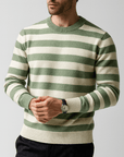 Soviska | Klasyczny sweter w paski z miękkiej tkaniny