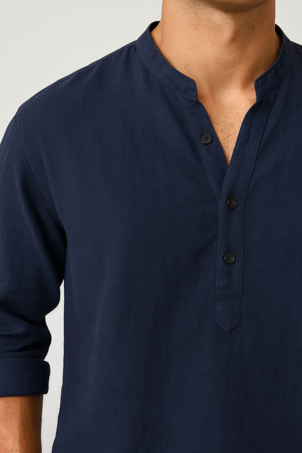 Freddie | Luźny lniana koszula z długim rękawem 2