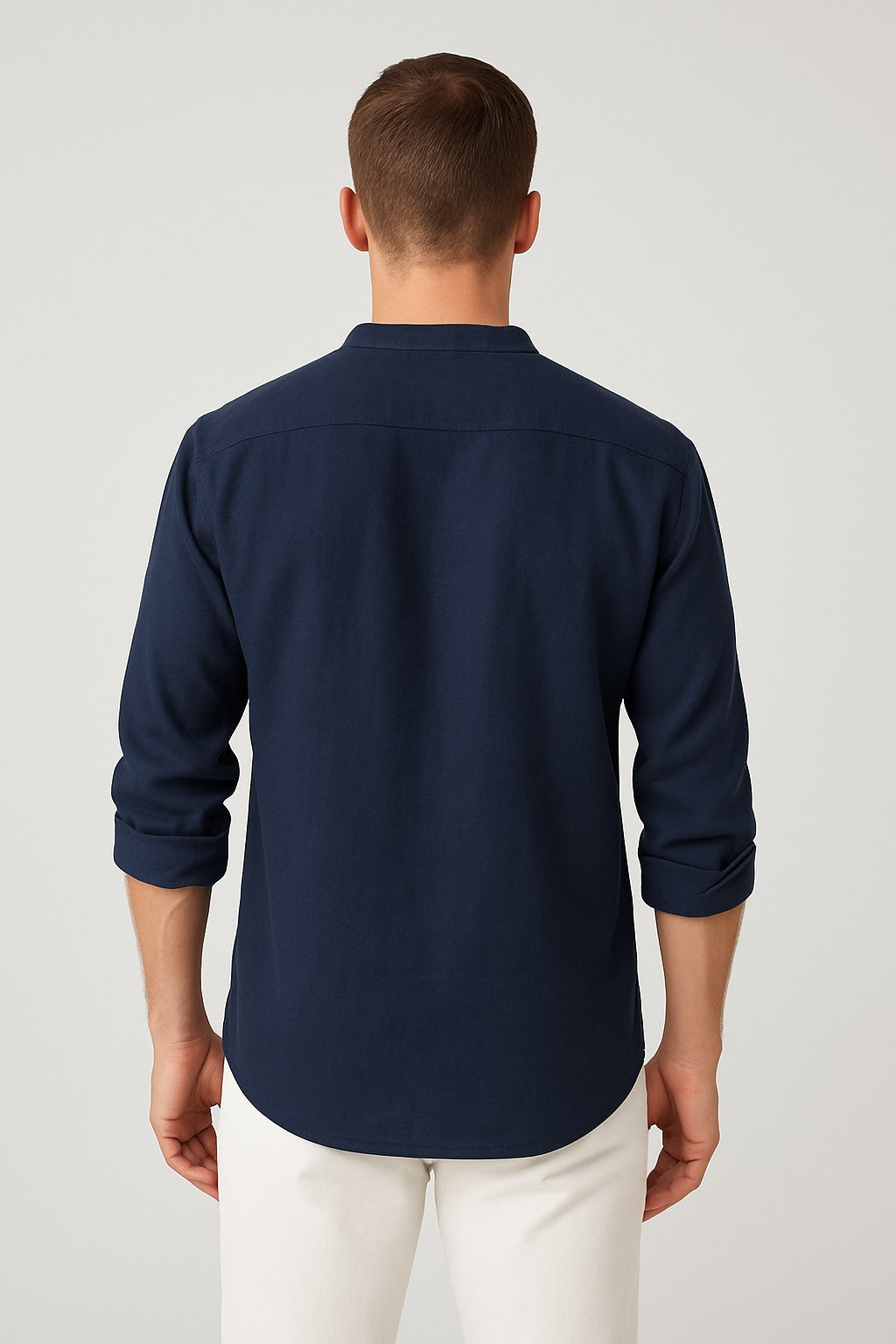 Freddie | Luźny lniana koszula z długim rękawem 3