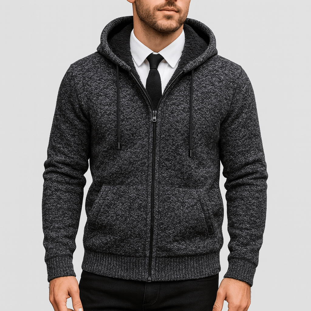 Stoneburry | Dzianinowy kardigan z ciepłą podszewką 0