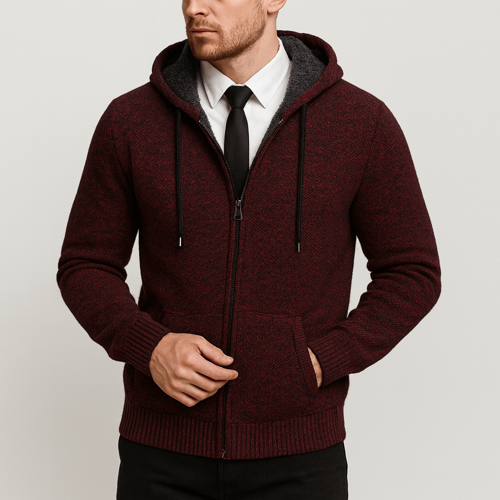 Stoneburry | Dzianinowy kardigan z ciepłą podszewką 3