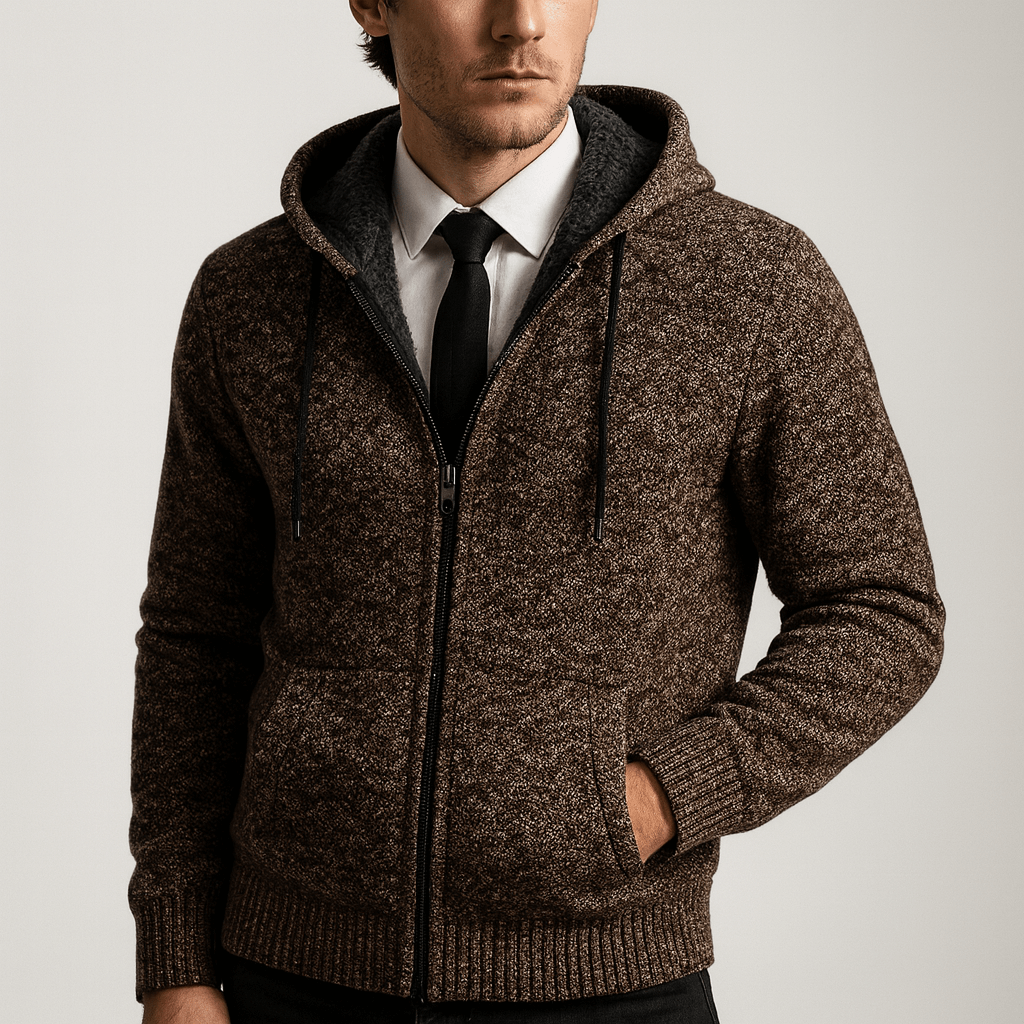 Stoneburry | Dzianinowy kardigan z ciepłą podszewką 4