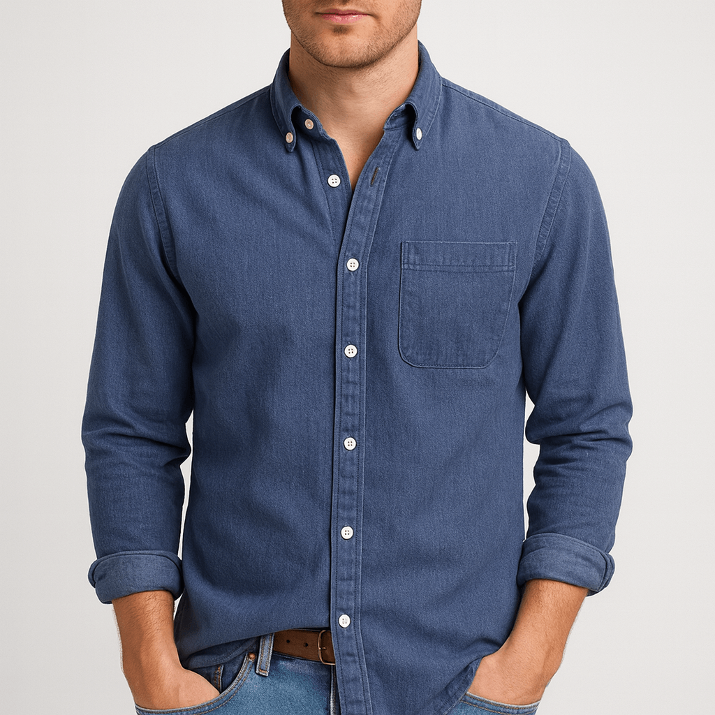 Stoneburry | Elegancki kołnierzyk, oddychający materiał, dopasowany krój, wszechstronność koszula męska 2