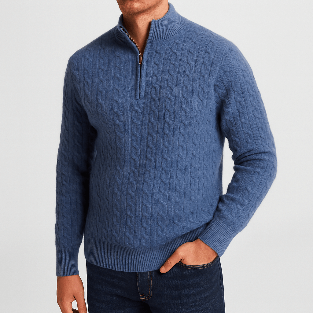 Stoneburry | Gęsta dzianina kardigan z zamkiem 2