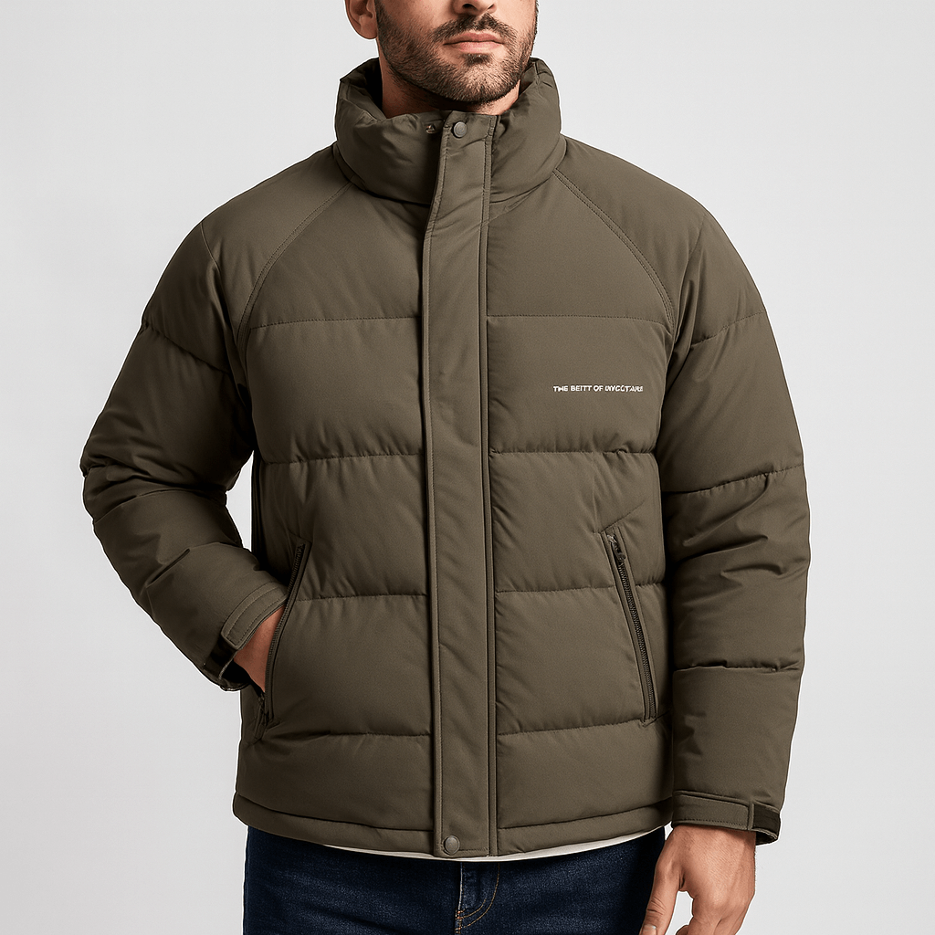 Stoneburry | Gruba puchowa kurtka z luźnym krojem 2