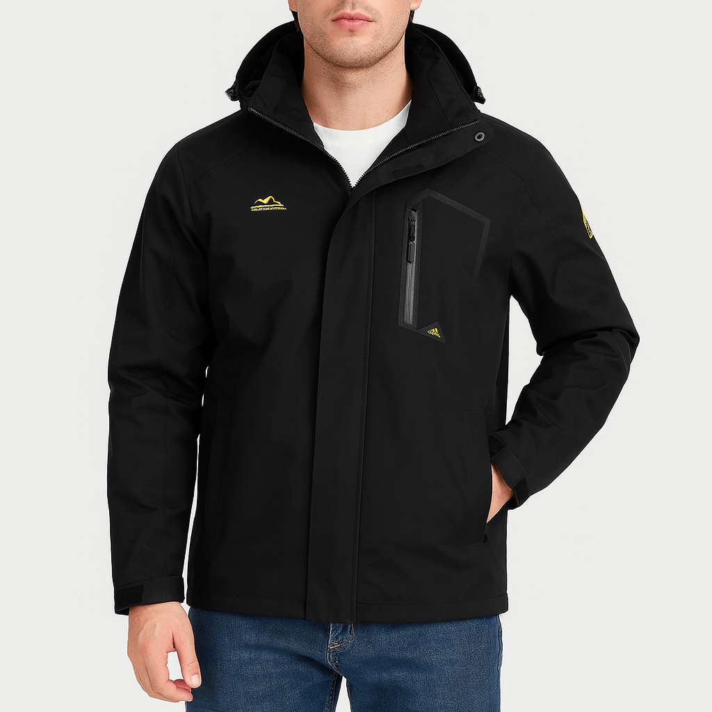 Stoneburry | Lekka kurtka outdoorowa z regulowanym kapturem 4