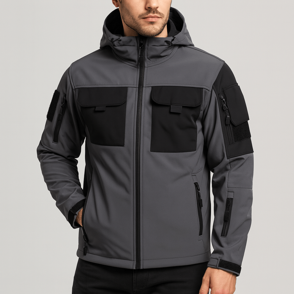 Stoneburry | Lekka kurtka softshell z regulowanym kapturem 1
