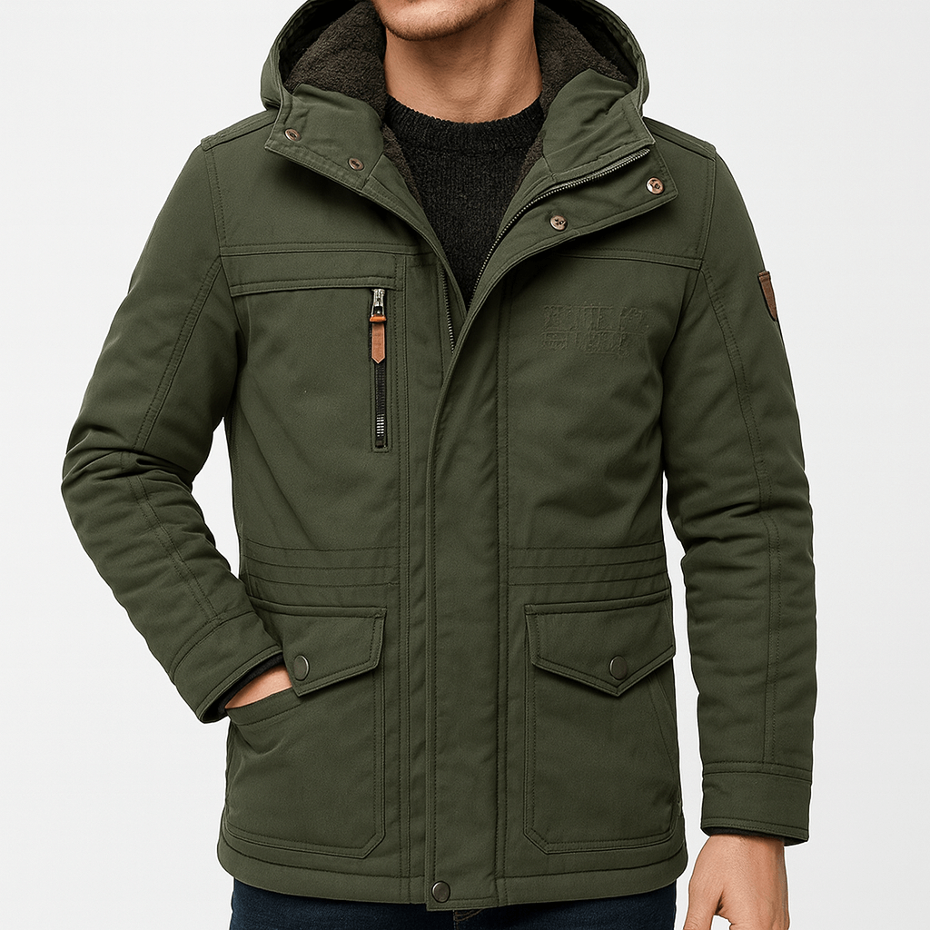 Stoneburry | Miękka kurtka wojskowa z przestronnymi kieszeniami 1