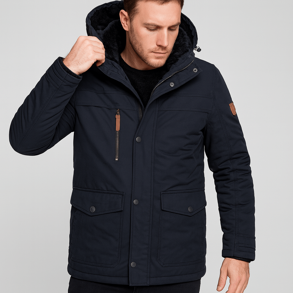 Stoneburry | Miękka kurtka wojskowa z przestronnymi kieszeniami 3