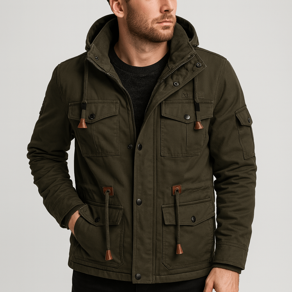 Stoneburry | Polarowa kurtka zimowa z regulowanym pasem 1