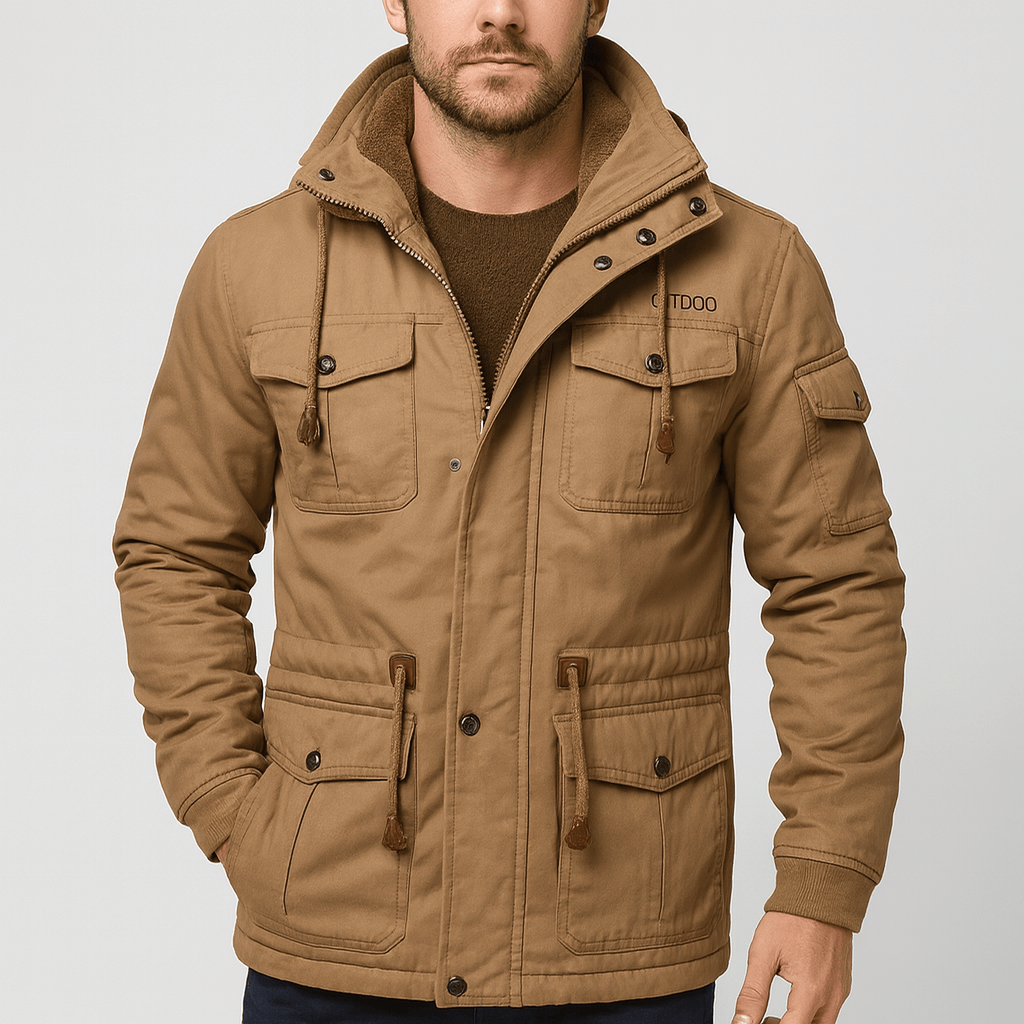 Stoneburry | Polarowa kurtka zimowa z regulowanym pasem 3