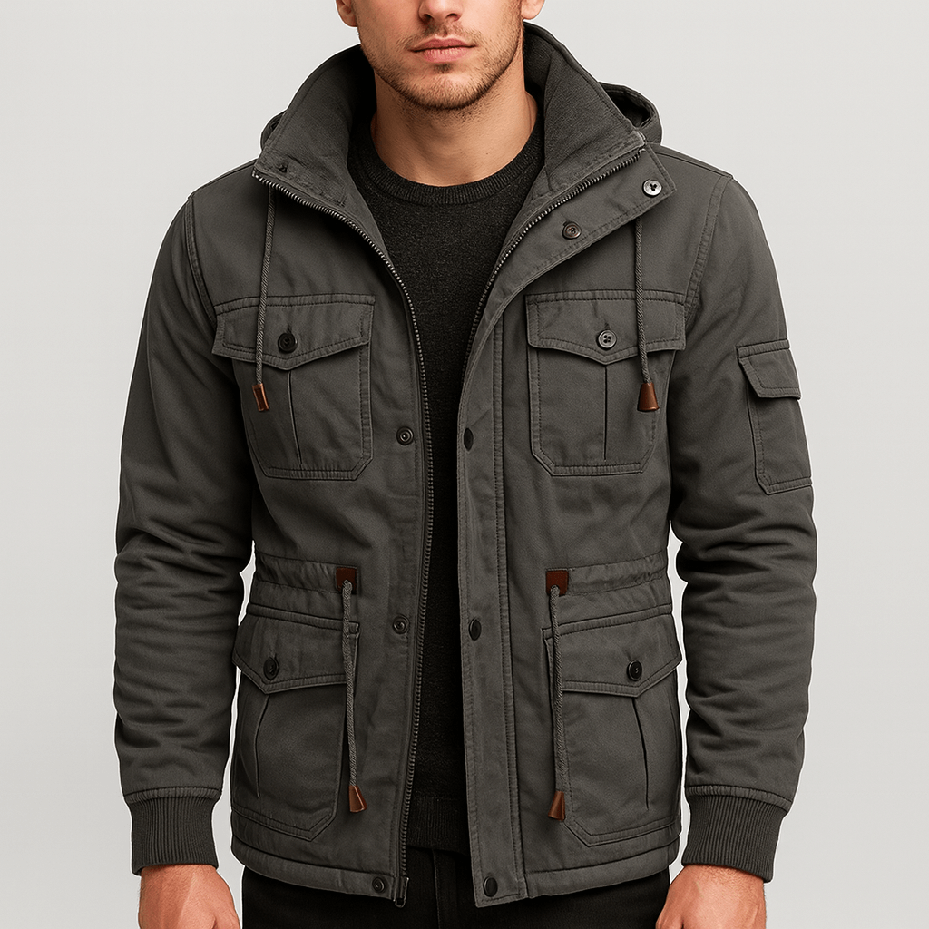 Stoneburry | Polarowa kurtka zimowa z regulowanym pasem 4