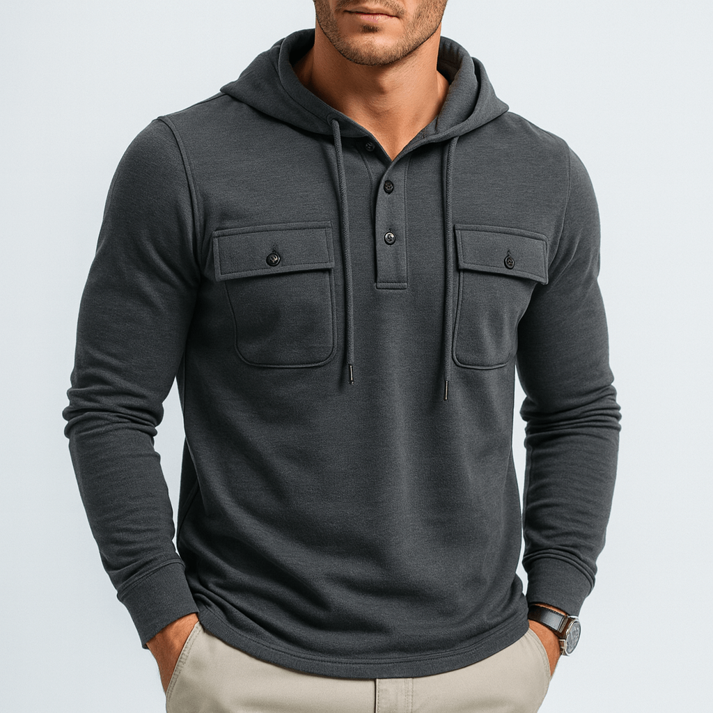 Stoneburry | Soft cotton blend hoodie 4