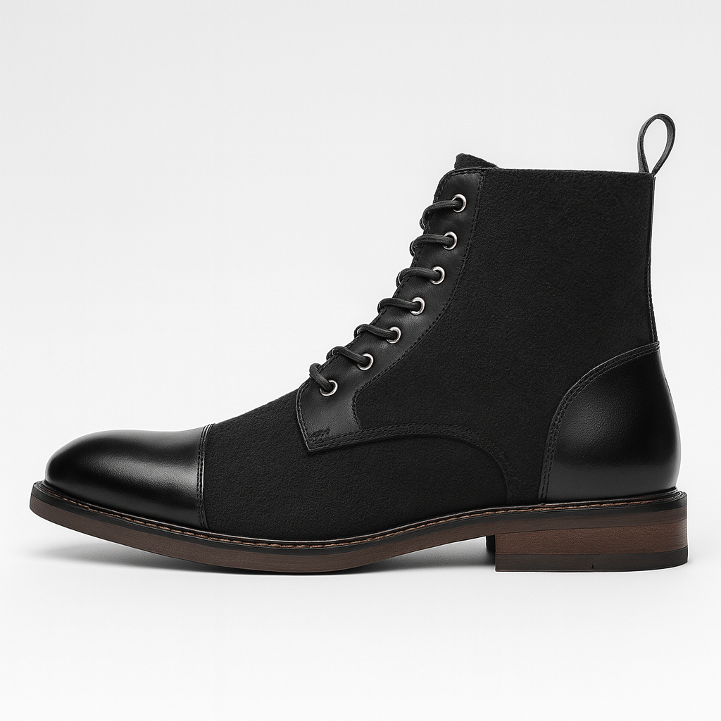 Stoneburry | Vintage ankle boots with solid sole 1