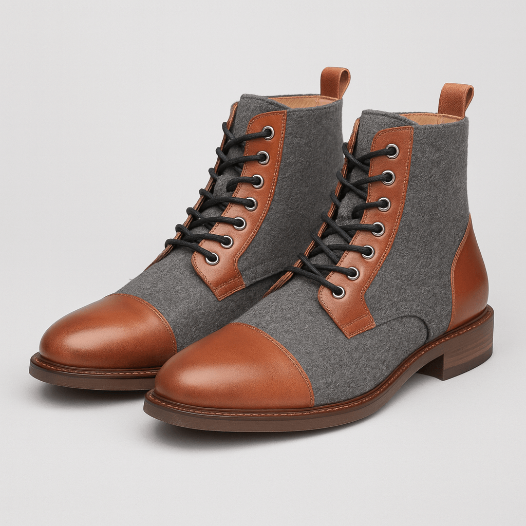 Stoneburry | Vintage ankle boots with solid sole 2