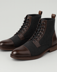 Stoneburry | Vintage ankle boots with solid sole 3