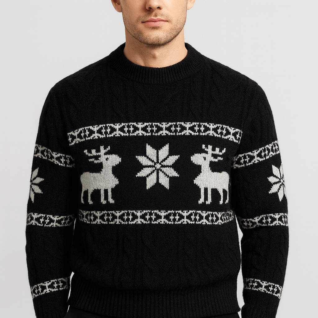 Stoneburry | Warkoczowy sweter z luźnym krojem 2