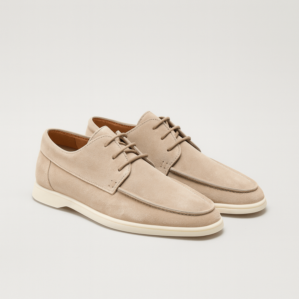 Stoneburry | Zamszowe mokasyny z elastyczną podeszwą 0