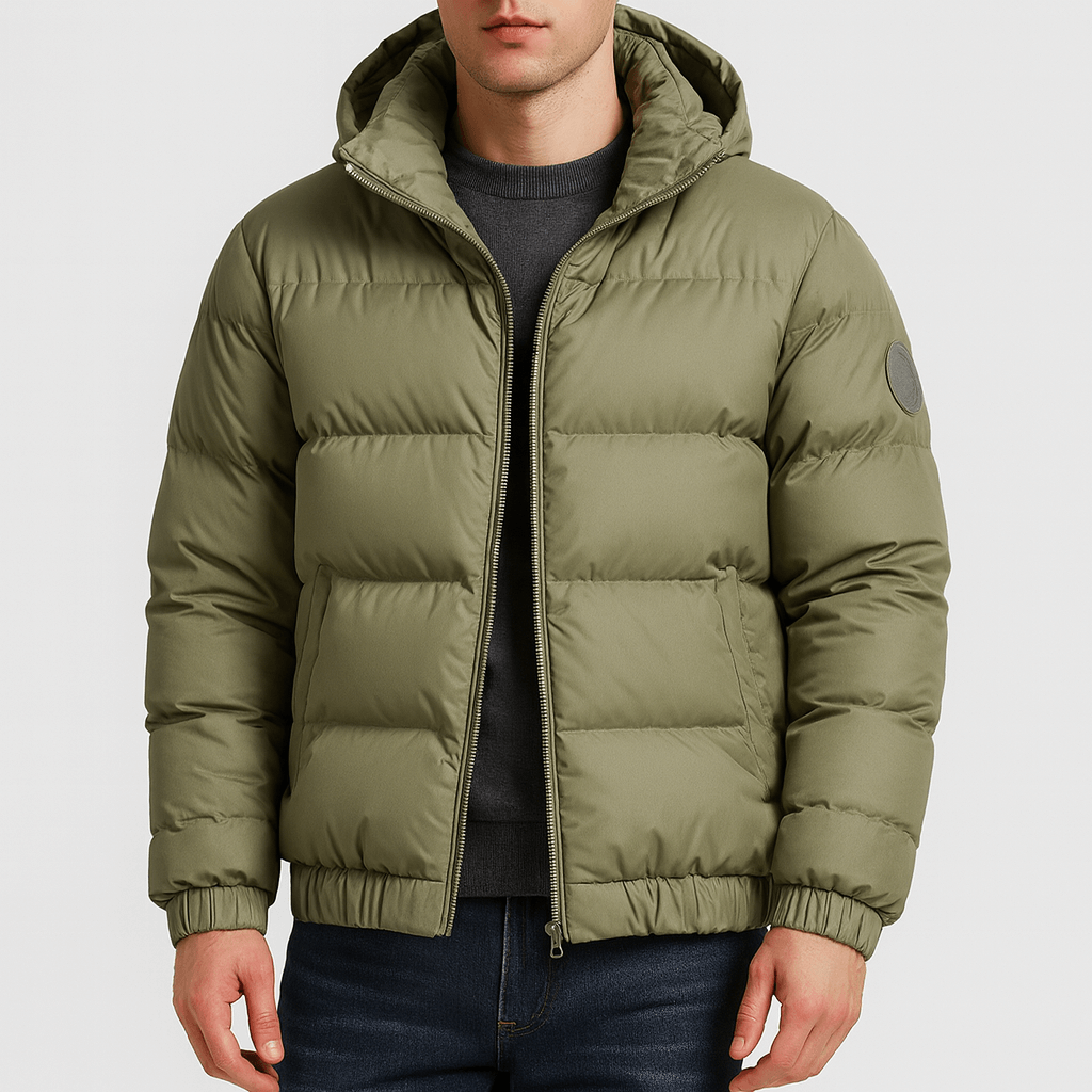 Zoviska | Lekka kurtka puchowa z regulowanym kapturem 2